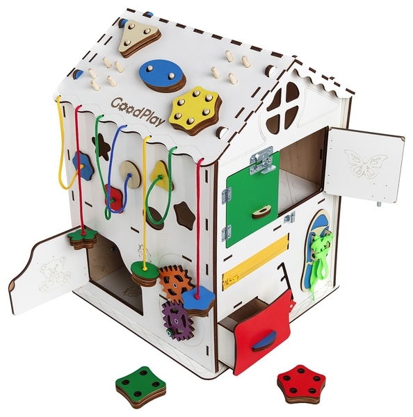 Великий розвиваючий центр GoodPlay Бізідом, з підсвічуванням, 50х35х35 см (B009) - Pampik - 8