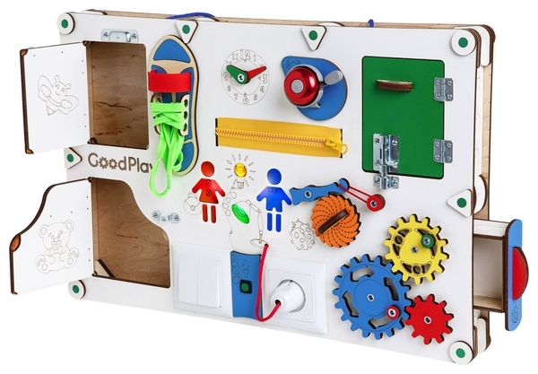 Развивающая доска GoodPlay, с подсветкой, 56х38х7 см (D007) - Pampik - 2