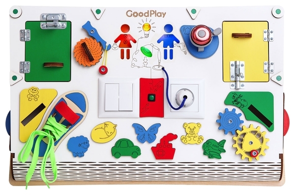 Розвиваюча дошка з нахилом GoodPlay, з підсвічуванням, 56х38х9 см (D005) - Pampik - 2