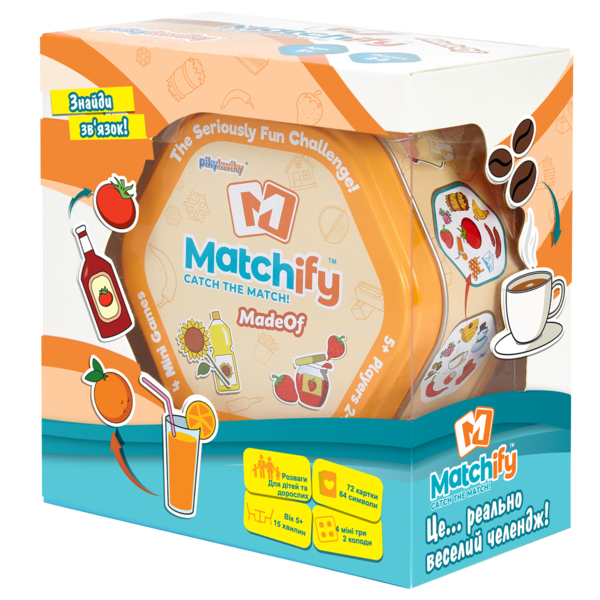 Настільна гра Super Puper Matchify MadeOf (MATCH9000D) - Pampik - 2