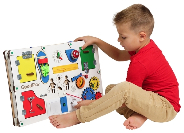 Развивающая доска GoodPlay, с подсветкой, 56х38х7 см (D007) - Pampik - 5