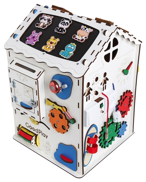 Великий розвиваючий центр GoodPlay Бізідом, з підсвічуванням, 50х35х35 см (B009) - Pampik - 4