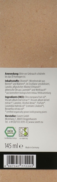 Органічне масажне масло Sonett Лаванда, 145 мл - Pampik - 2