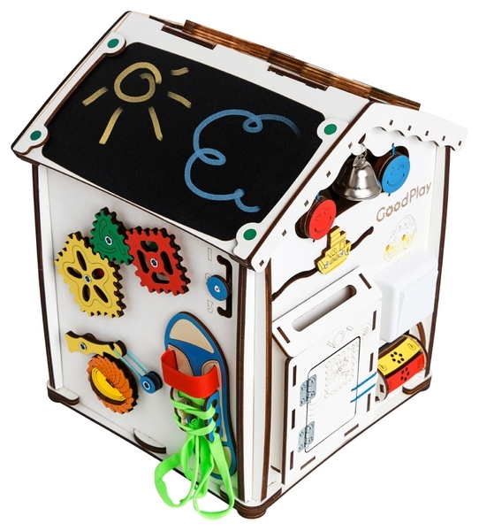 Розвиваючий центр GoodPlay Бізідом, з підсвічуванням, 35х28х28 см (B006) - Pampik - 4