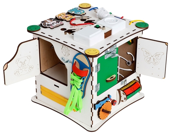 Розвиваючий кубик GoodPlay, з підсвічуванням, 25х25х25 см (K009) - Pampik - 8