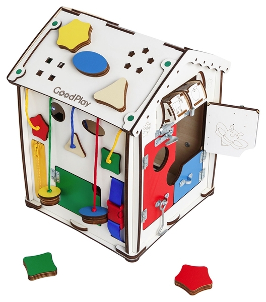 Розвиваючий центр GoodPlay Бізідом, з підсвічуванням, 35х28х28 см (B006) - Pampik - 3