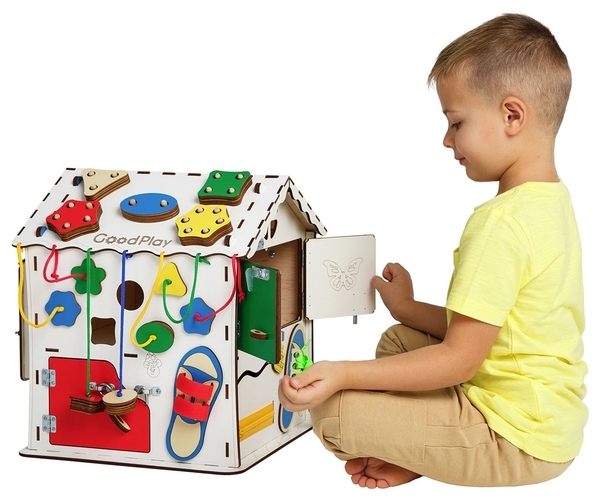 Розвиваючий центр GoodPlay Бізідом, 40х30х30 см (B007) - Pampik - 10