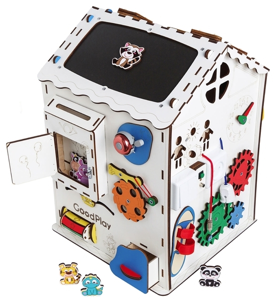 Великий розвиваючий центр GoodPlay Бізідом, з підсвічуванням, 50х35х35 см (B009) - Pampik - 9