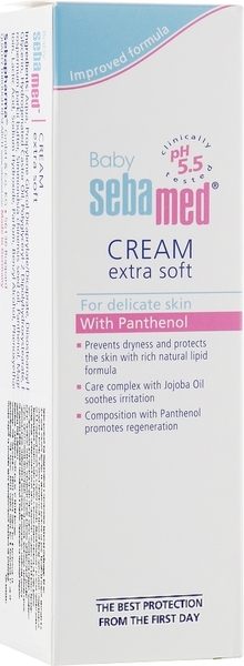 Дитячий крем для тіла Sebamed Extra Soft Baby Cream, 50 мл - Pampik - 2