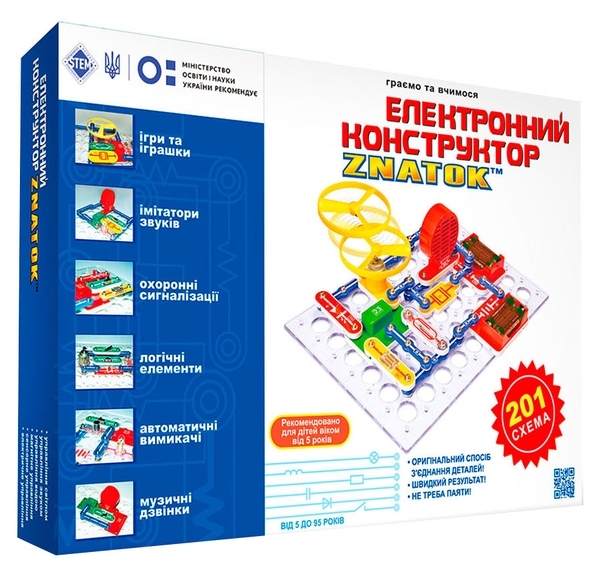 Конструктор Znatok, 201 схема (70831) - Pampik