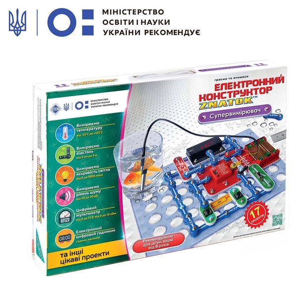 Конструктор Znatok Супер-вимірювач, 17 проектів (ZP70694) - Pampik - 2