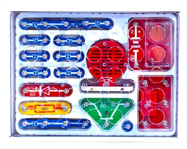 Конструктор Znatok Перші кроки в електроніці, 15 схем, набір В, укр. мова (REW-K061) - Pampik - 7