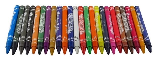 Кольорова крейда Colorino, воскові, 24 кольору (13895PTR) - Pampik - 4