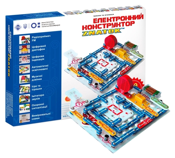 Конструктор Znatok, 999 схем, укр. мова (REW-K001) - Pampik