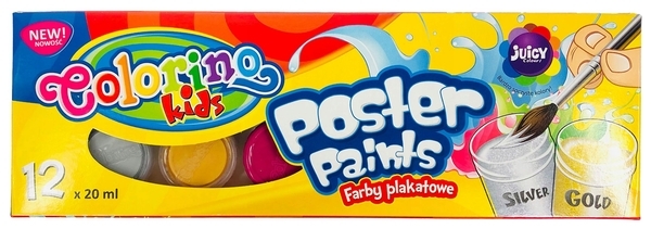 Гуаш Colorino Стандарт, 12 кольорів (13239PTR) - Pampik