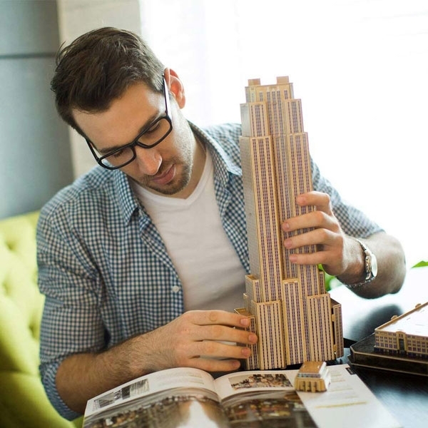 3D Пазл CubicFun National Geographic Емпайр-стейт-білдінг, 66 шт. (DS0977h) - Pampik - 7