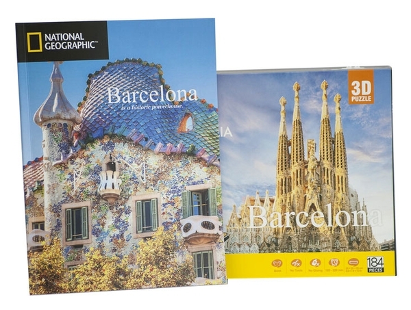3D Пазл CubicFun National Geographic Храм Святого Семейства, 184 шт. (DS0984h) - Pampik - 9