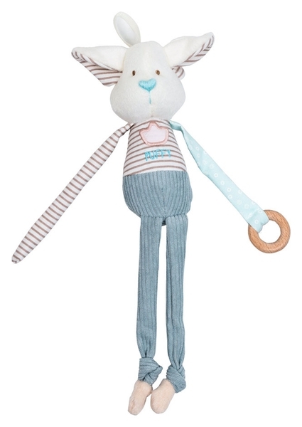 Игрушка-погремушка Elfiki Эльфик Пуффи, голубой (ІГ-0100) - Pampik - 2