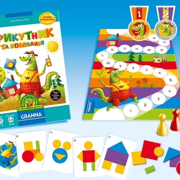 Настольная игра Granna Треугольник и компания, укр. язык (82470) - Pampik - 2