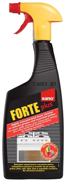 Средство для удаления жира и сажи Sano Forte Plus, 500 мл - Pampik