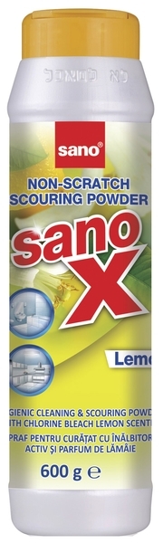 Порошок для чищення Sano X з хлором, 600 г - Pampik