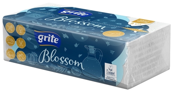 Рушники листові Grite Blossom, 120 шт. - Pampik