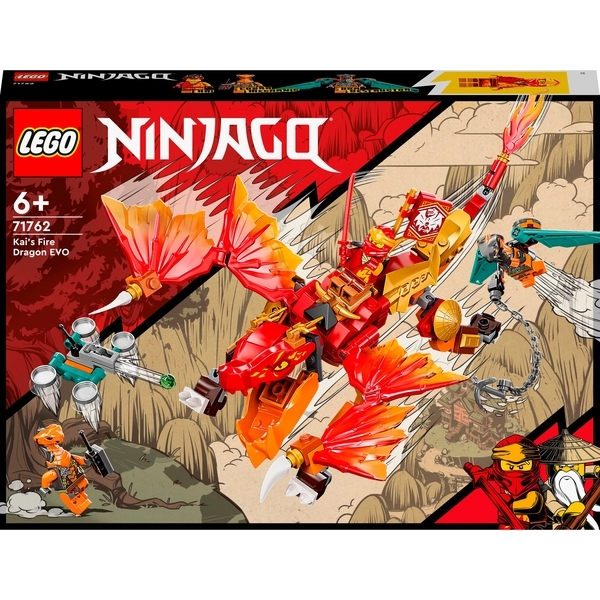 Конструктор LEGO Ninjago Вогненний дракон ЕВО Кая, 204 деталі (71762) - Pampik