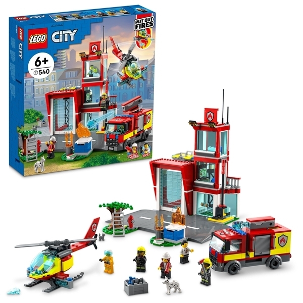 Конструктор LEGO City Пожежна частина, 540 деталей (60320) - Pampik - 2