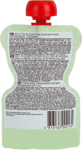 Пюре Bambolina Pouch Груша, 90 г - Pampik - 2