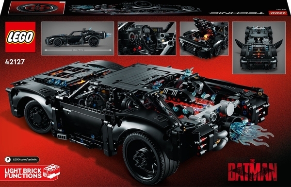 Конструктор LEGO Technic Бетмен: Бетмобіль, 1360 деталей (42127) - Pampik - 10