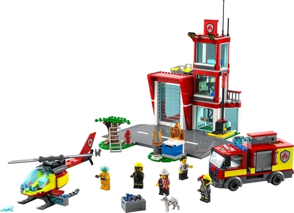 Конструктор LEGO City Пожежна частина, 540 деталей (60320) - Pampik - 3