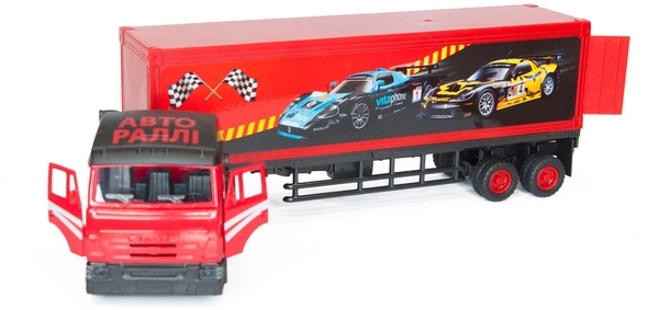 Автомодель Technopark Фура авторалі, інерційна, червоний (CT10-108-7/2(21)) - Pampik - 3