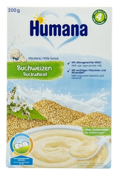 Молочна каша Humana Гречана, 200 г - Pampik - 2