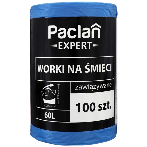 Мешки Paclan для мусора Expert MultiTop 60 л 100 шт. - Pampik