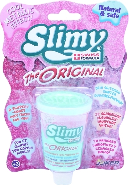 Ароматний лизун Joker Slimy Металік, зелений (46078/1) - Pampik