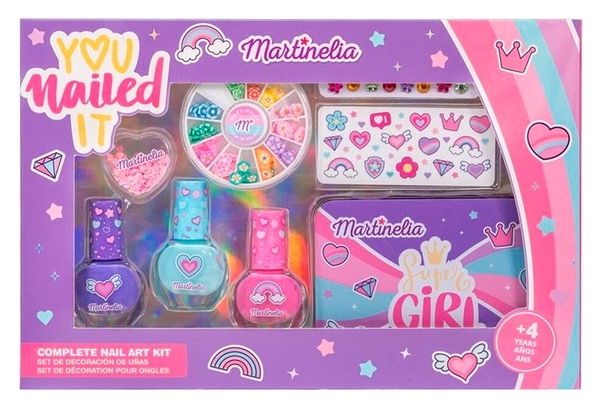 Набор для маникюра Martinelia Super Girl Complete Nail art Kit (11911) - Pampik