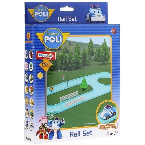 Гоночний трек Robocar Poli для металевих машинок (83249) - Pampik