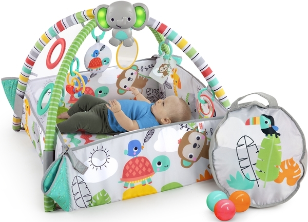 Розвиваючий килимок 5 в 1 Bright Starts Totally Tropical (12624) - Pampik - 5