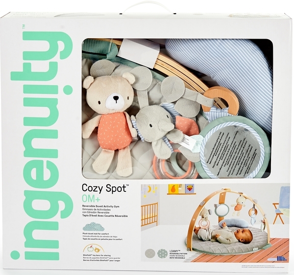 Розвиваючий килимок Ingenuity Cozy Spot (12126) - Pampik - 8