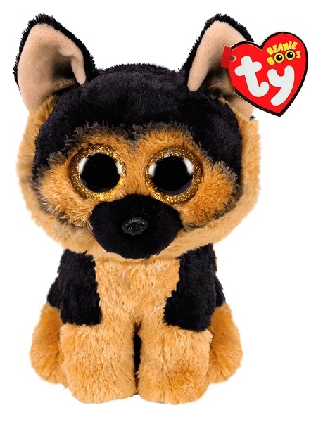 М'яка іграшка TY Beanie Boo's Німецька Вівчарка German, 15 см (36309) - Pampik