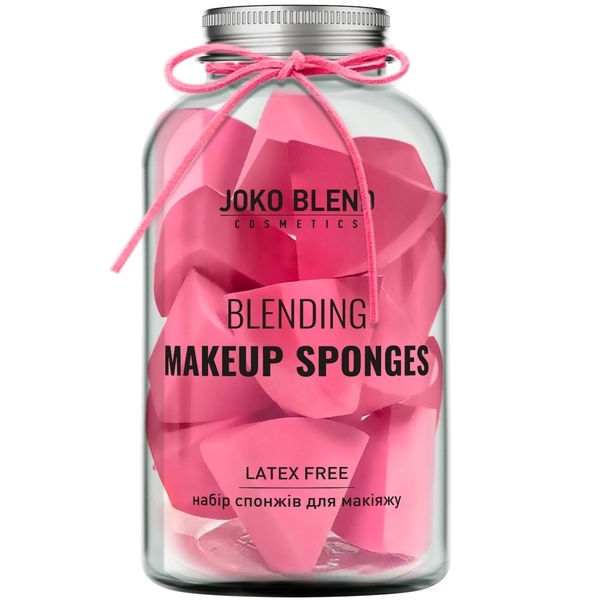 Набір спонжів для макіяжу Joko Blend Triangular Blending Makeup Sponges, 12 шт. (834186) - Pampik