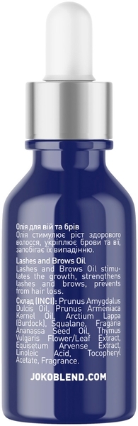 Масло для ресниц и бровей Joko Blend Lashes and Brows Enhanser, 10 мл - Pampik - 2
