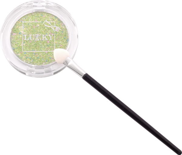 Запеченные тени для век Lukky Северное сияние, зеленый, 1,7 г - Pampik - 2