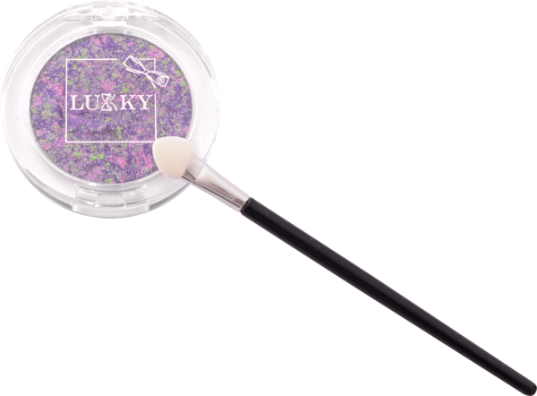 Запечені тіні для повік Lukky Космос, фіолетовий, 1,7 г - Pampik - 2