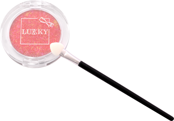 Запеченные тени для век Lukky Утренняя звезда, коралловый, 1,7 г - Pampik - 2