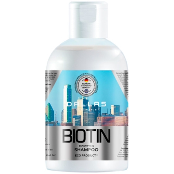 Шампунь Dallas Biotin Beautifying для улучшения роста волос с биотином, 500 мл - Pampik