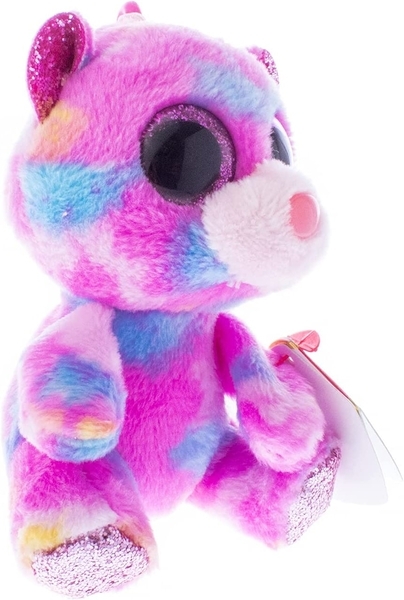 Мягкая игрушка-брелок TY Beanie Boo's Разноцветный медвежонок Franky, 12 см (36562) - Pampik - 8