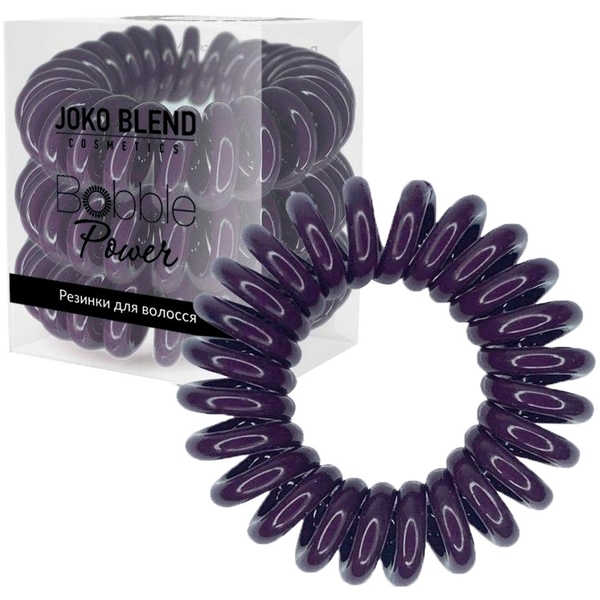 Набор резинок для волос Joko Blend Power Bobble Lilac, 3 шт., фиолетовый (834217) - Pampik