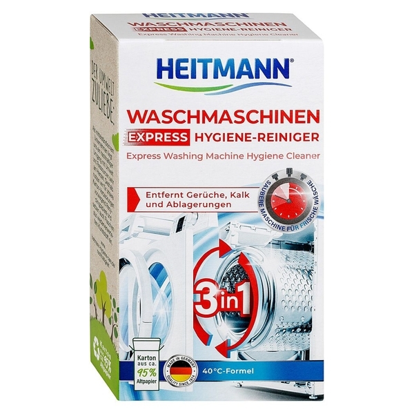 Засіб HEITMANN від накипу для посудомийних та пральних машин 3 в 1, 175 г - Pampik