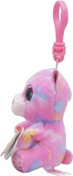 Мягкая игрушка-брелок TY Beanie Boo's Разноцветный медвежонок Franky, 12 см (36562) - Pampik - 3
